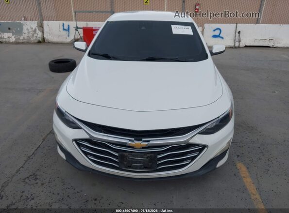1G1ZC5STXMF002188 2021 CHEVROLET MALIBU White Вид щитка приладів