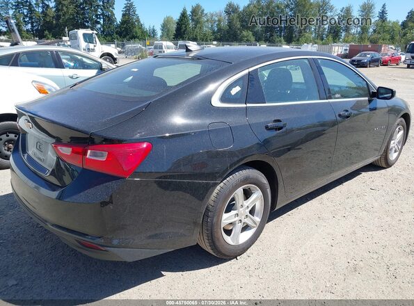 1G1ZC5STXMF085153 2021 CHEVROLET MALIBU Black Հետևի աջ