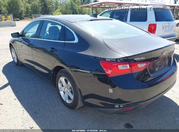 1G1ZC5STXMF085153 2021 CHEVROLET MALIBU Black Հետևի ձախ