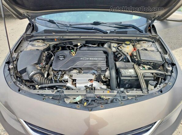 1G1ZD5ST0JF146907 2018 CHEVROLET MALIBU Gray Widok wnętrza z tyłu