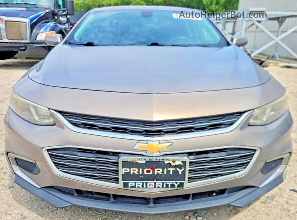 1G1ZD5ST0JF146907 2018 CHEVROLET MALIBU Gray Widok z przodu
