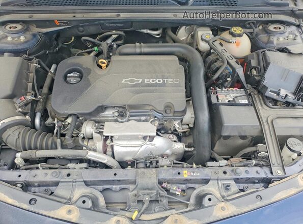 1G1ZD5ST0JF166624 2018 CHEVROLET MALIBU Blue Вид задньої частини салону