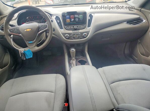 1G1ZD5ST0JF166624 2018 CHEVROLET MALIBU Blue Вид панелі приладів