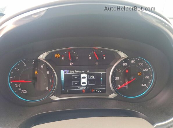 1G1ZD5ST0JF166624 2018 CHEVROLET MALIBU Blue Вид щитка приладів