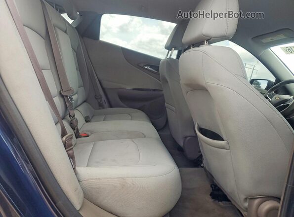 1G1ZD5ST0JF166624 2018 CHEVROLET MALIBU Blue Вид задніх сидінь