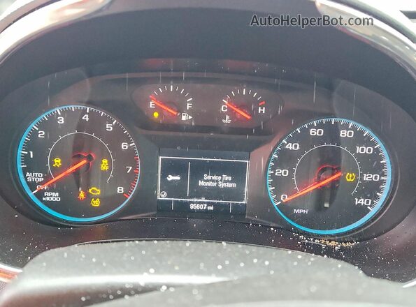 1G1ZD5ST0JF195976 2018 CHEVROLET MALIBU Black Instrument cluster view