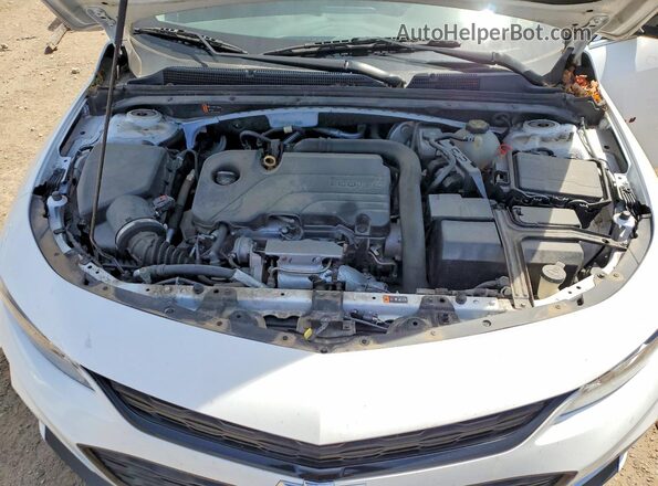 1G1ZD5ST0JF213358 2018 CHEVROLET MALIBU White უკანა სალონის ხედი