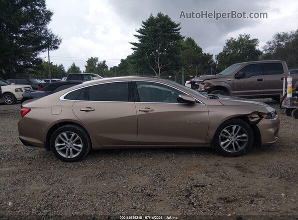1G1ZD5ST0JF237501 2018 CHEVROLET MALIBU Gold Rear interior view
