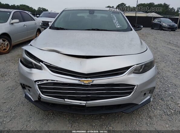 1G1ZD5ST0JF239149 2018 CHEVROLET MALIBU Silver Instrument cluster view