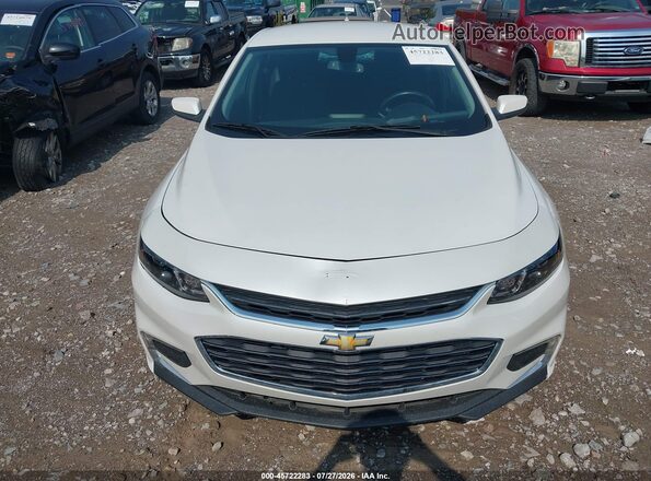 1G1ZD5ST0JF245064 2018 CHEVROLET MALIBU White Вид щитка приладів