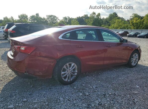 1G1ZD5ST0JF255156 2018 CHEVROLET MALIBU Red უკანა მარჯვენა