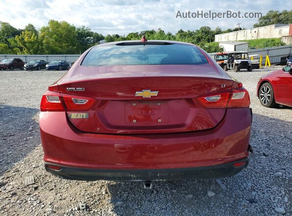 1G1ZD5ST0JF255156 2018 CHEVROLET MALIBU Red უკანა ხედი