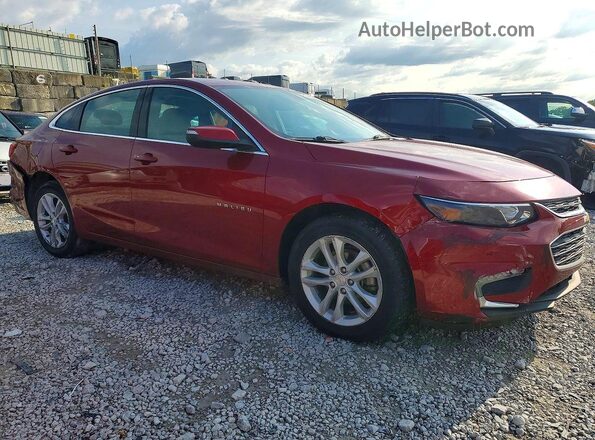 1G1ZD5ST0JF255156 2018 CHEVROLET MALIBU Red წინა მარჯვენა