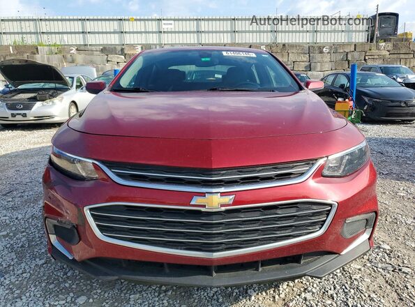 1G1ZD5ST0JF255156 2018 CHEVROLET MALIBU Red წინა ხედი