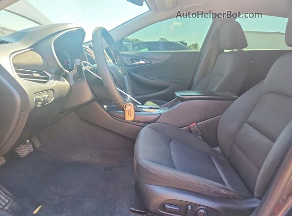 1G1ZD5ST0JF255464 2018 CHEVROLET MALIBU Gray Вид салону спереду