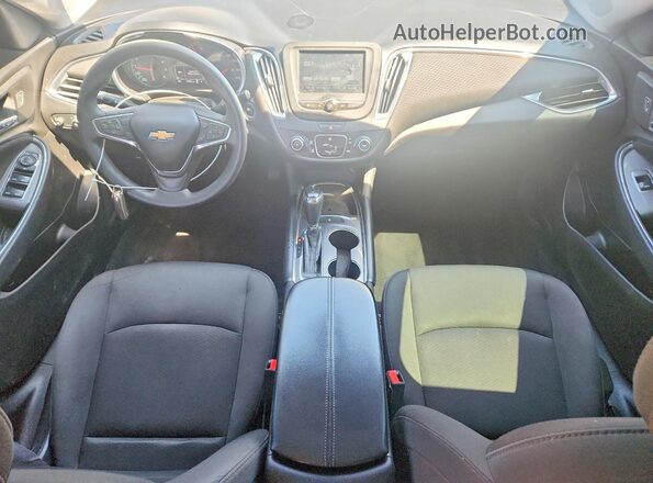 1G1ZD5ST0JF255464 2018 CHEVROLET MALIBU Gray Вид панелі приладів