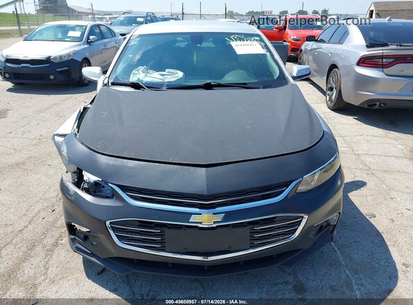 1G1ZD5ST0JF288948 2018 CHEVROLET MALIBU Серебряный Вид задней части салона
