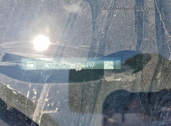 1G1ZD5ST0KF134497 2019 CHEVROLET MALIBU White VIN კოდის სტიკერის ხედი