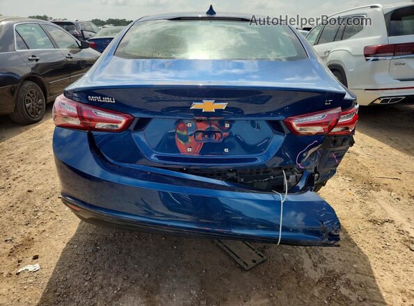 1G1ZD5ST0KF162378 2019 CHEVROLET MALIBU Синий Вид сзади