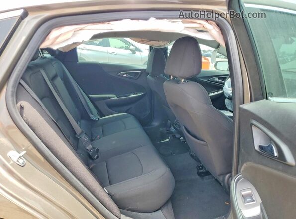 1G1ZD5ST0LF079552 2020 CHEVROLET MALIBU Tan უკანა სავარძლების ხედი