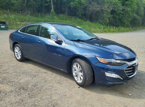 1G1ZD5ST0MF021877 2021 CHEVROLET MALIBU Blue Delantero derecho