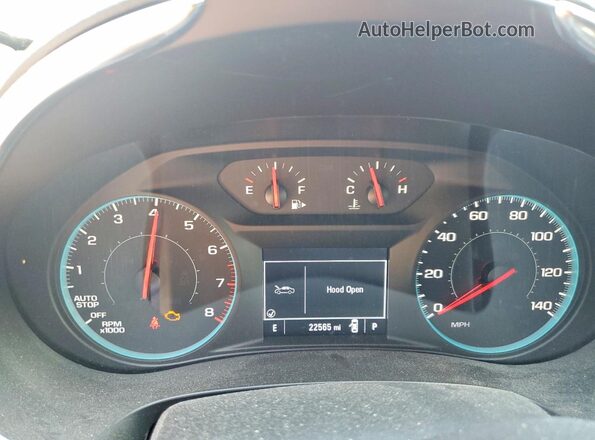 1G1ZD5ST0MF021877 2021 CHEVROLET MALIBU Blue Vista del cuadro de instrumentos