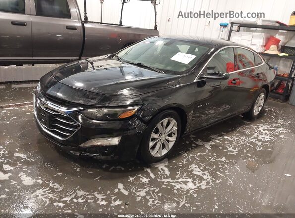 1G1ZD5ST0MF026299 2021 CHEVROLET MALIBU Black Առջևի ձախ երեք քառորդ տեսարան