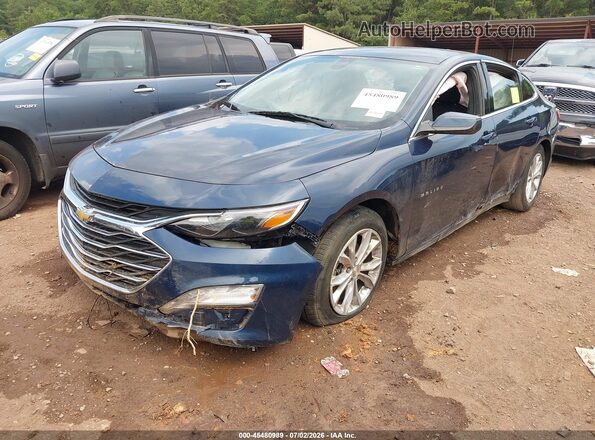 1G1ZD5ST0NF123858 2022 CHEVROLET MALIBU Dark Blue Передняя левая четверть