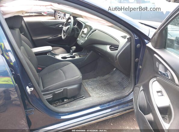1G1ZD5ST0NF123858 2022 CHEVROLET MALIBU Dark Blue Вид салона спереди