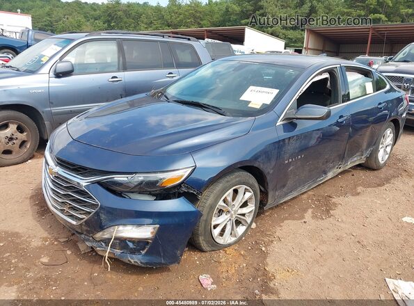 1G1ZD5ST0NF123858 2022 CHEVROLET MALIBU Dark Blue Вид спереди