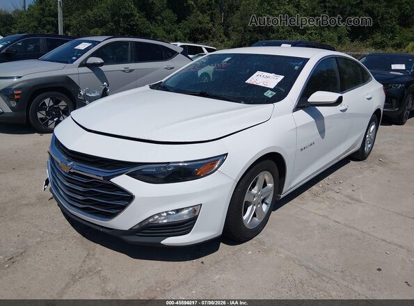 1G1ZD5ST0RF180180 2024 CHEVROLET MALIBU White Առջևի ձախ երեք քառորդ տեսարան