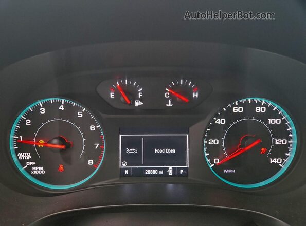 1G1ZD5ST0SF110913 2025 CHEVROLET MALIBU White Instrument cluster view