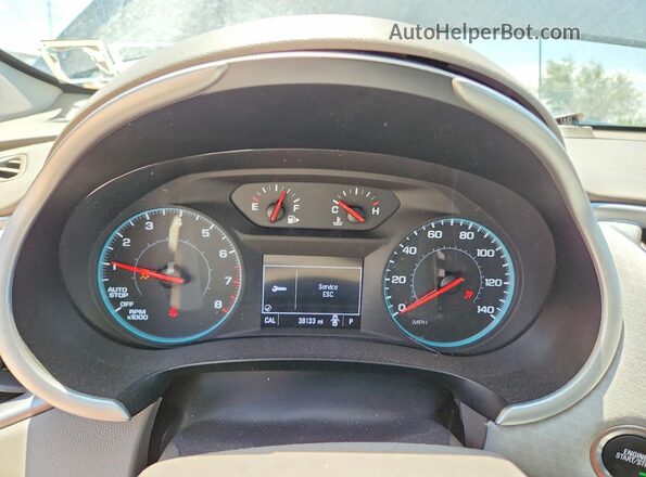 1G1ZD5ST0SF128697 2025 CHEVROLET MALIBU Black Widok zestawu wskaźników