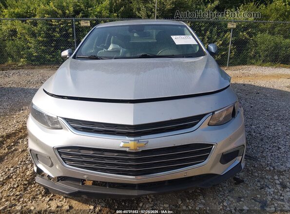 1G1ZD5ST1JF184484 2018 CHEVROLET MALIBU Silver Instrument cluster view