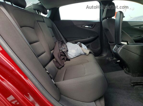 1G1ZD5ST1JF205463 2018 CHEVROLET MALIBU Burgundy უკანა სავარძლების ხედი