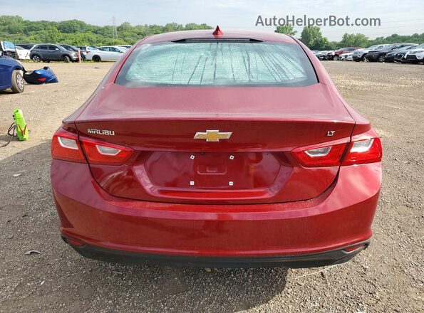 1G1ZD5ST1JF205463 2018 CHEVROLET MALIBU Burgundy უკანა ხედი