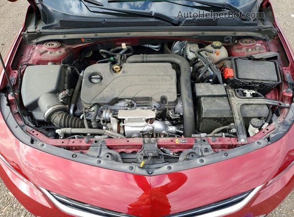 1G1ZD5ST1JF205463 2018 CHEVROLET MALIBU Burgundy უკანა სალონის ხედი