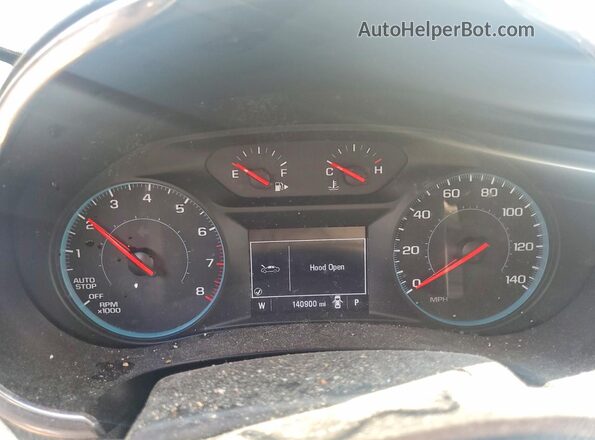 1G1ZD5ST1JF237751 2018 CHEVROLET MALIBU Silver Widok zestawu wskaźników