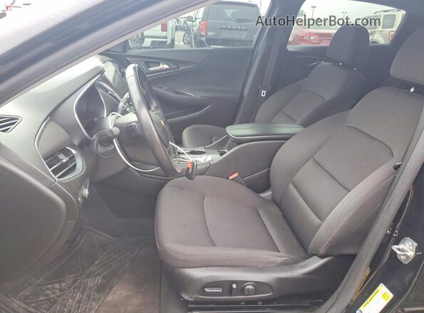 1G1ZD5ST1JF275464 2018 CHEVROLET MALIBU Black Widok wnętrza z przodu