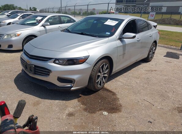 1G1ZD5ST1JF293706 2018 CHEVROLET MALIBU Gray Front left