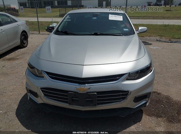 1G1ZD5ST1JF293706 2018 CHEVROLET MALIBU Gray Instrument cluster view