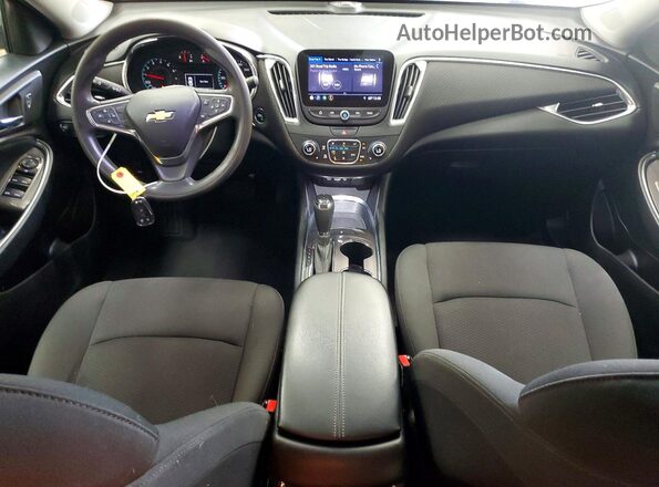 1G1ZD5ST1KF179030 2019 CHEVROLET MALIBU Белый Вид панели приборов