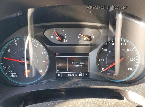 1G1ZD5ST1LF033776 2020 CHEVROLET MALIBU Blue Вид щитка приладів