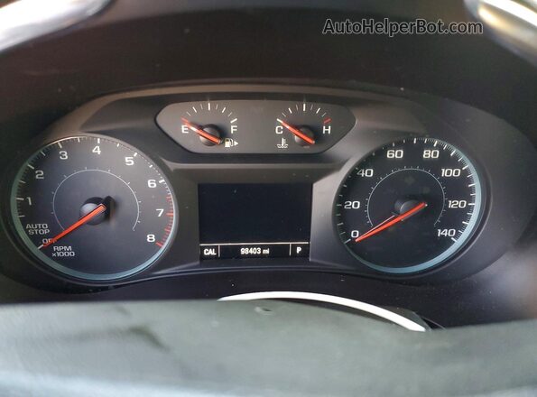 1G1ZD5ST1LF057141 2020 CHEVROLET MALIBU Black Vista del cuadro de instrumentos
