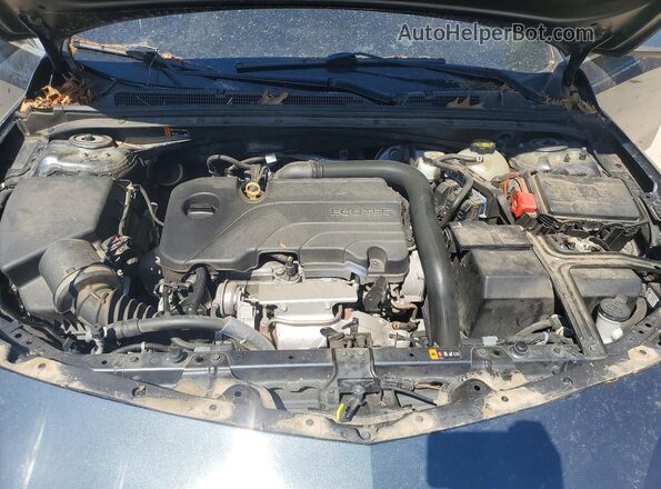 1G1ZD5ST1MF019555 2021 CHEVROLET MALIBU Blue Սալոնի հետևի տեսք