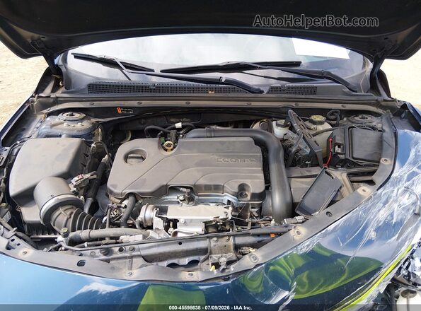 1G1ZD5ST1MF026859 2021 CHEVROLET MALIBU Синий Вид сзади
