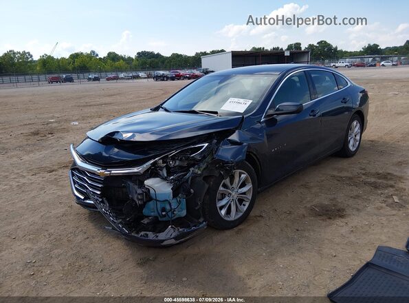 1G1ZD5ST1MF026859 2021 CHEVROLET MALIBU Синий Передняя левая четверть