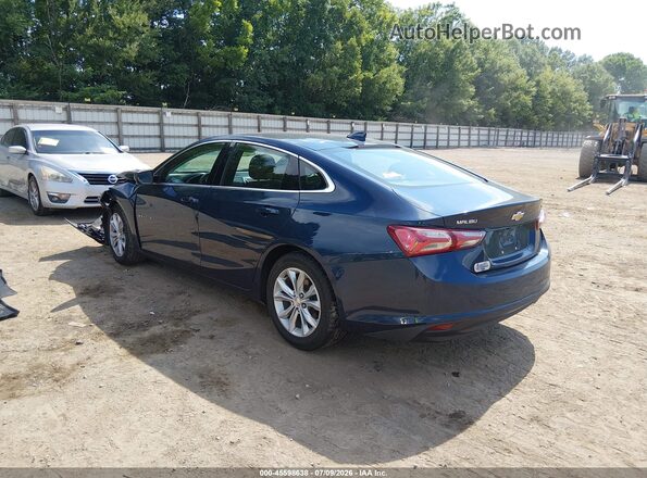 1G1ZD5ST1MF026859 2021 CHEVROLET MALIBU Синий Задняя левая четверть