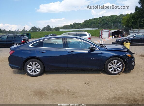 1G1ZD5ST1MF026859 2021 CHEVROLET MALIBU Синий Вид задней части салона