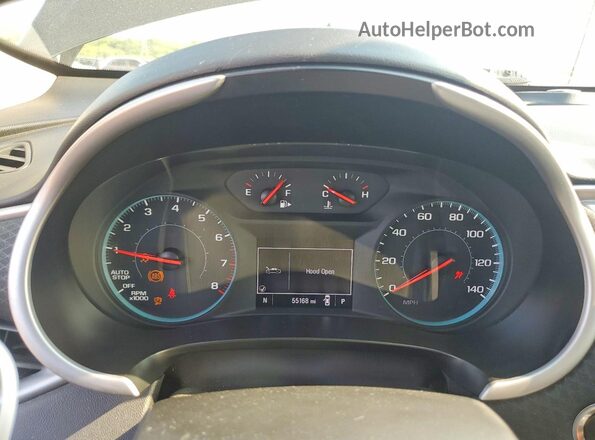 1G1ZD5ST1NF150910 2022 CHEVROLET MALIBU Черный Вид щитка приборов